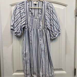 Universal Thread Blue and White Stripe Dress
